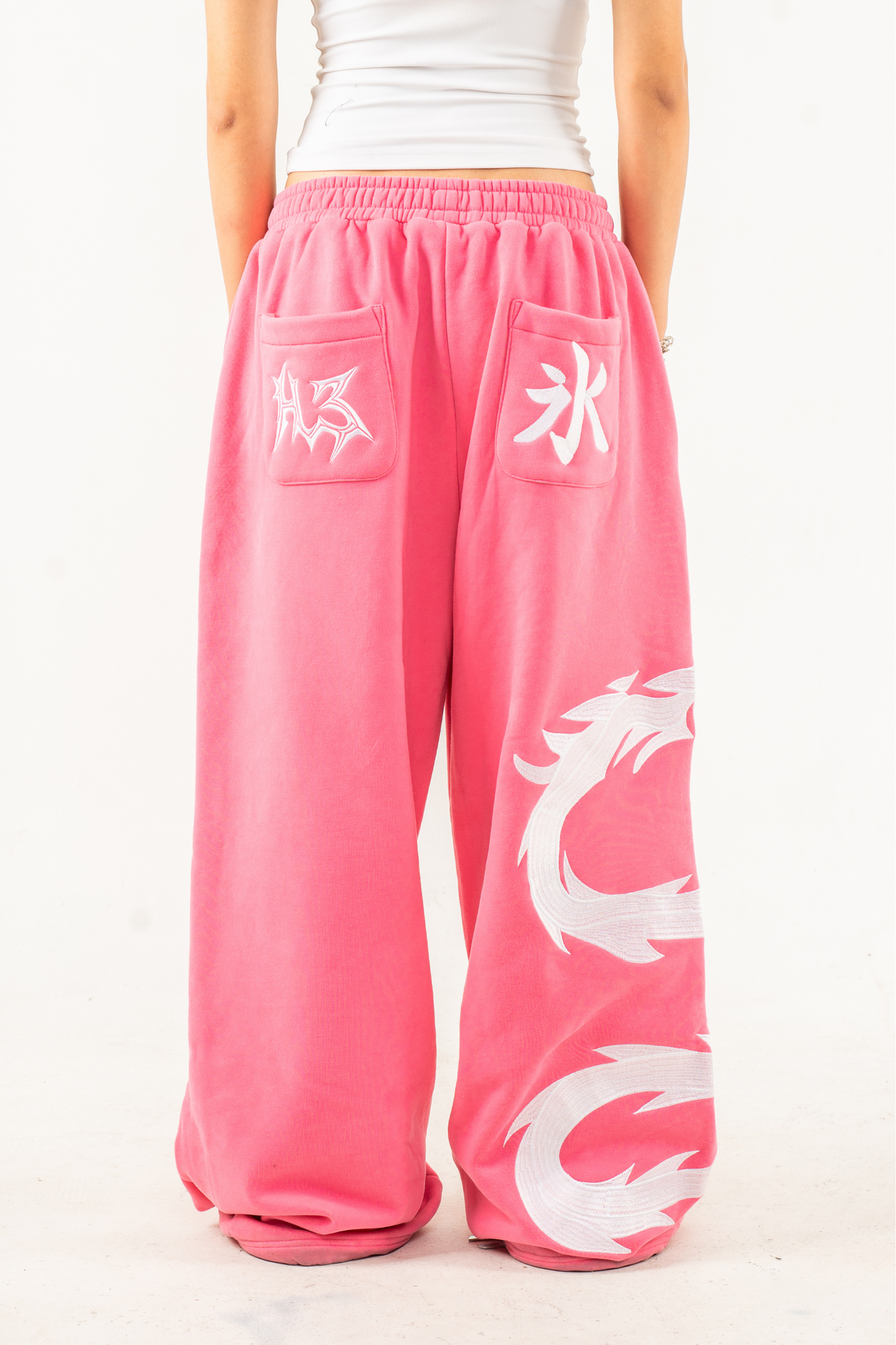 LIMITED EDITION Pink Dyed Ryu Sweatpants
