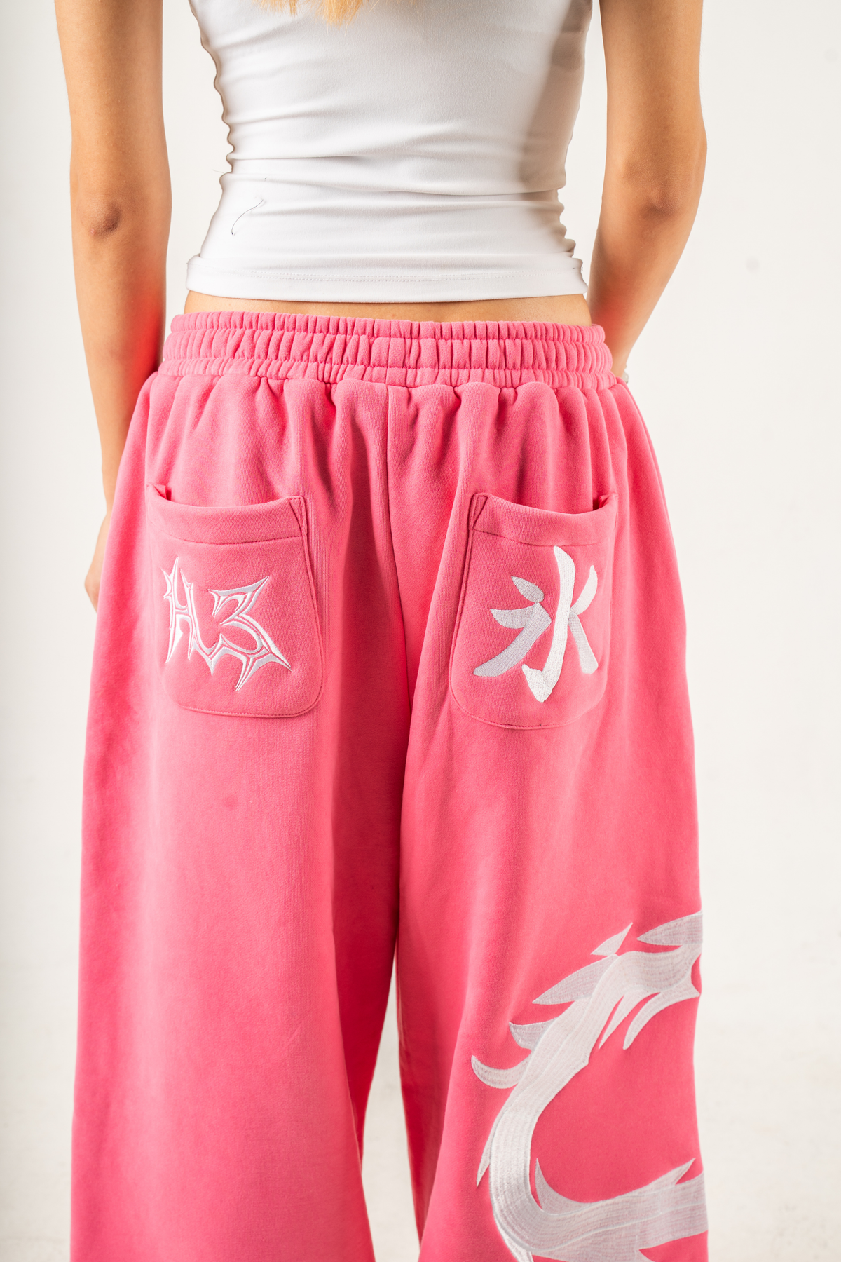 LIMITED EDITION Pink Dyed Ryu Sweatpants